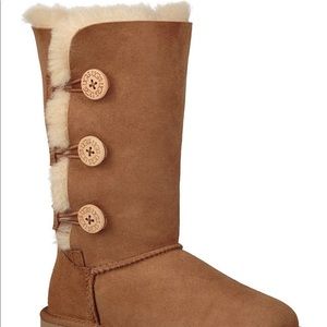 UGG® Girls' Bailey Button Triplet II Boots (Youth)
